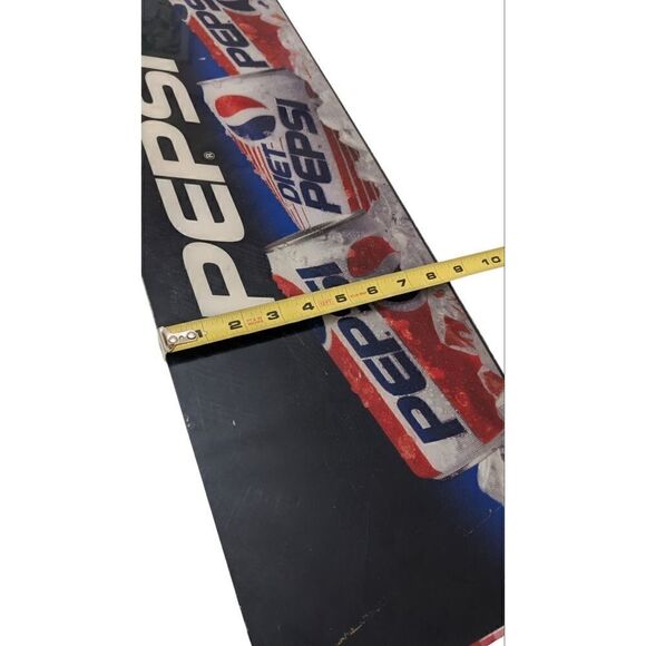 Pepsi Cola Top Backlight Panel Part or Advertising Sign 8.5x28.25" Diet Pepsi - Picture 6 of 6